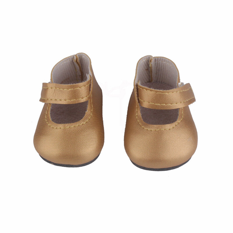 American pu sapatos de couro boneca, 43 cm, 7cm, branco, pequeno, fresco, para bjd blyth 1/3 menina, 18 polegadas