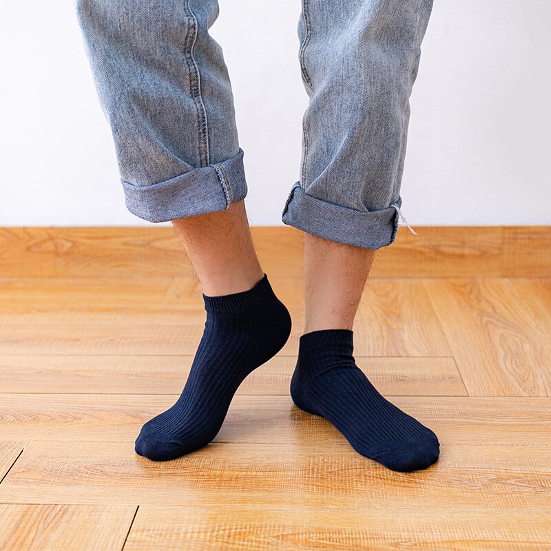 Chaussettes déodorantes été pour hommes chaussettes minces pour hommes coton boîte cadeau pour hommes chaussettes d'affaires haut de gamme