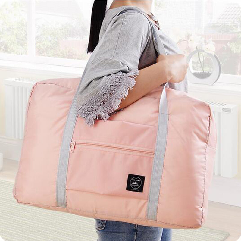 인기 판매, 신제품 접이식 여행 가방 더플 백 여행 정리함 주말 가방 휴대용 가방 대형 여행용 파우치, 2021