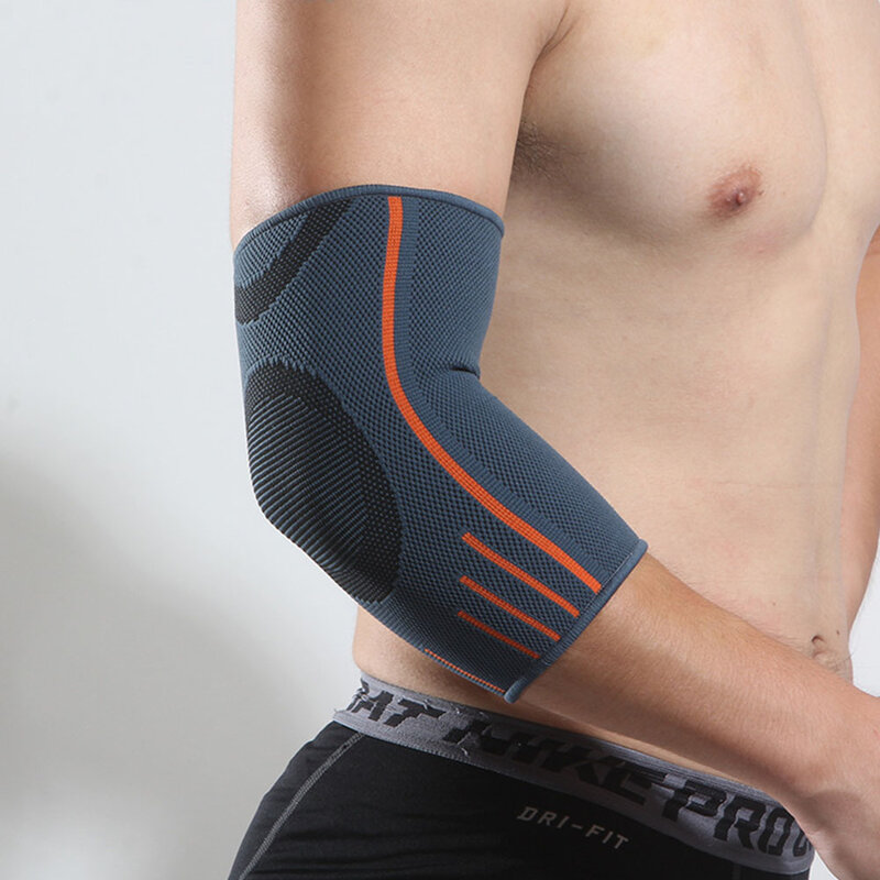 Unisexe bras protecteur allonger coude soutien entraînements respirant Tennis coudière plaquettes Volleyball Compression manchon extérieur