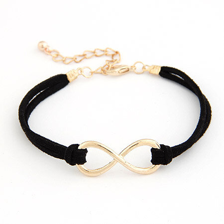 Bracelets et bracelets en cuir PU pour hommes et femmes, bracelet à breloques numéro 8, bijoux à la mode, 2022