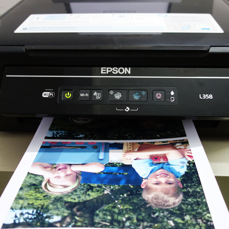 Papel lustroso da foto de a4 115g 100 folhas/papel de impressão da foto do bloco de alta resolução para a impressora a jato de tinta