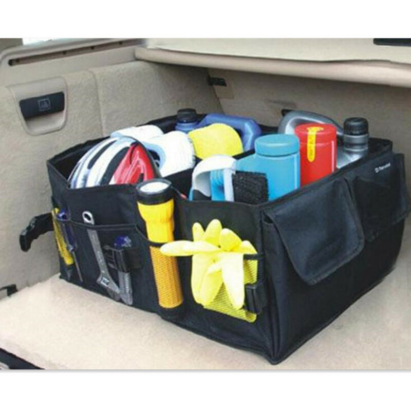 Car trunk foldable Organizer Auto Storage Box For smart fortwo renault clio 2 seat leon fr renault clio 4 passat b7 toyota auris