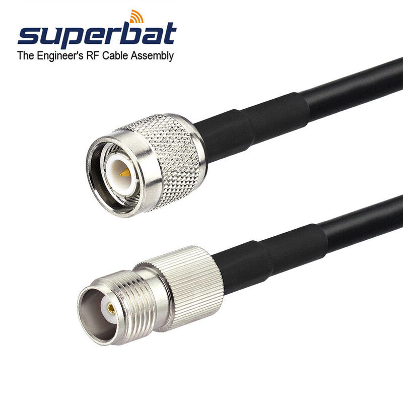 Superbat TNC Male to Female Cable RG58 100cm RF Coaxial Jumper Cable Assembly