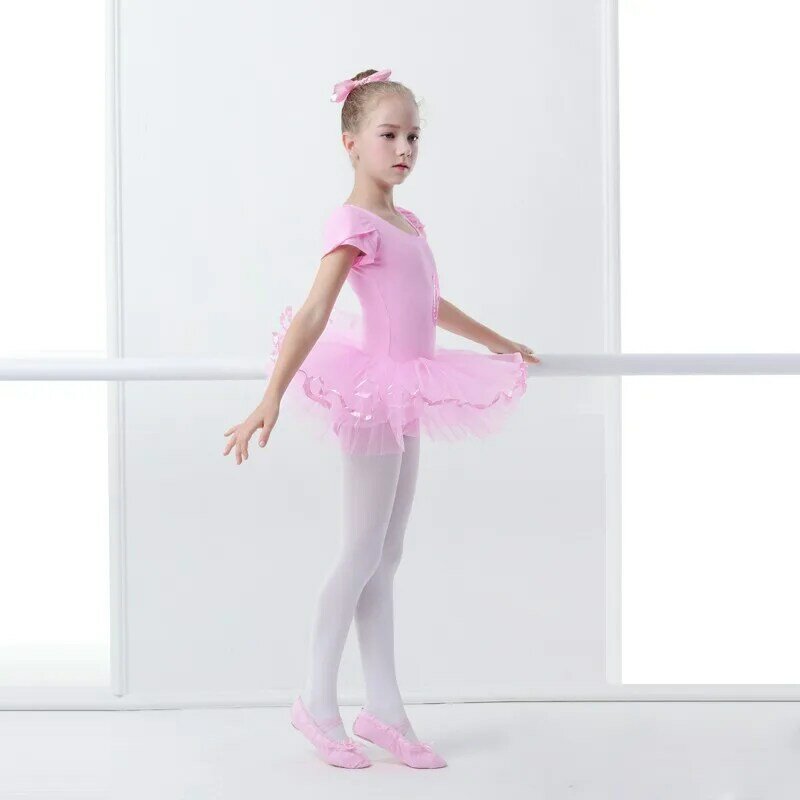 Sukienka baletowa dziewczęce kostiumy do tańca sukienka spódniczka Tutu dla dzieci sukienki księżniczki baleriny sukienka dziewczęca stroje taneczne