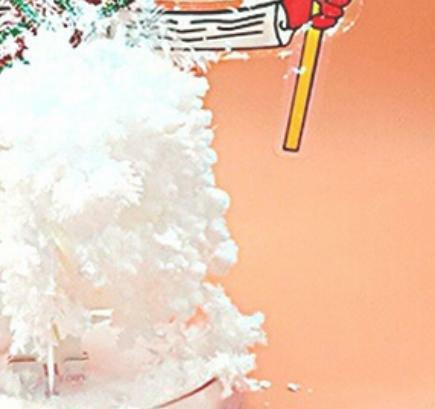 2019 175mm H cristales de papel de crecimiento mágico blanco muñeco de nieve árbol Artificial Mystical nieve hombre árboles ciencia niños juguetes de Navidad