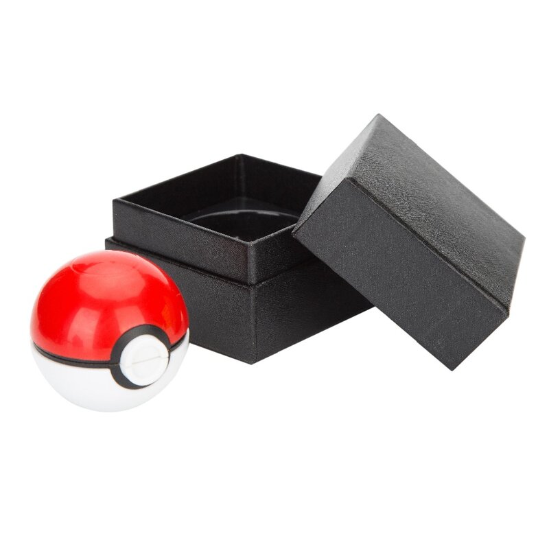 50mm Grinder Newest Game Pokemon and Pokeball Pikachu Tobacco  Herb Grinder With Gift Boxs