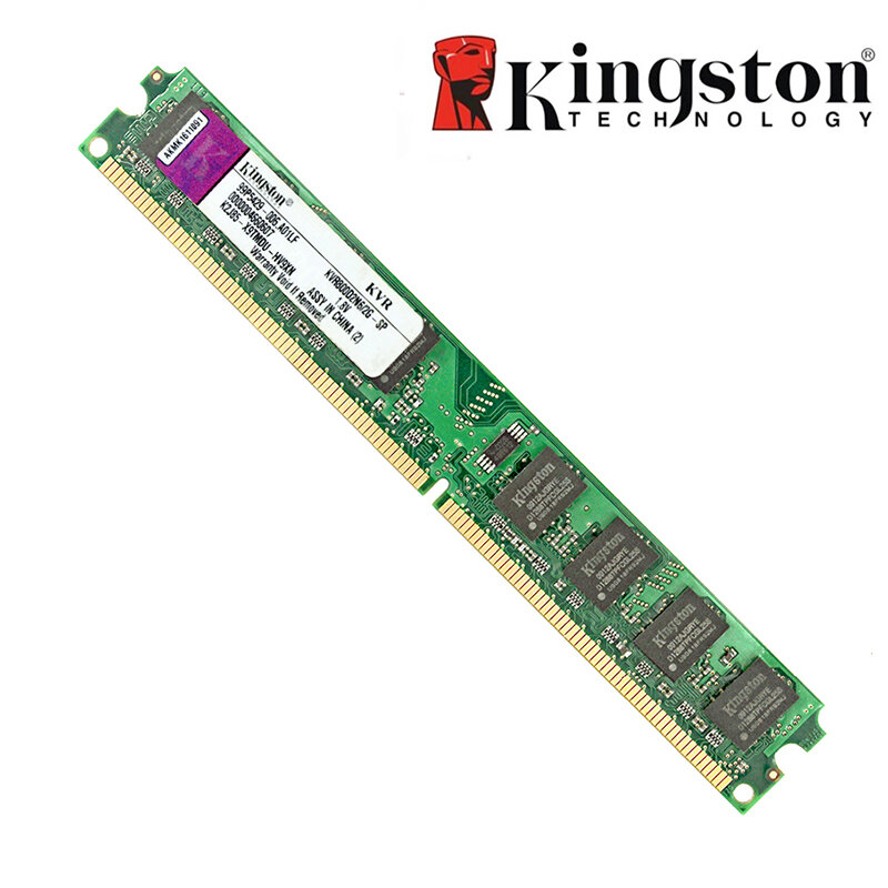 ذاكرة عشوائية RAM كينغستون الأصلي 2GB PC2 DDR2 4GB DDR3 8GB 667MHZ 800MHZ 1333MHZ 1600MHZ 8GB وحدة الذاكرة سطح المكتب الكمبيوتر