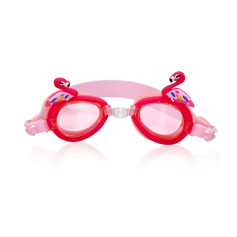 Óculos de natação para crianças, óculos anti-neblina uv para proteção de crianças, máscara de treinamento, capa de proteção para golfinho, abelha, caranguejo, sapo