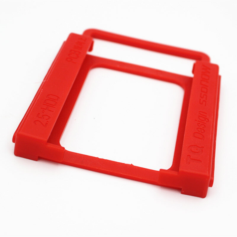 Universal rot 2.5 "bis 3.5" Schacht SSD HDD Festplatten laufwerk Halterung Adapters chiene Umwelt Kunststoff Montage für erweitern PC-Speicher