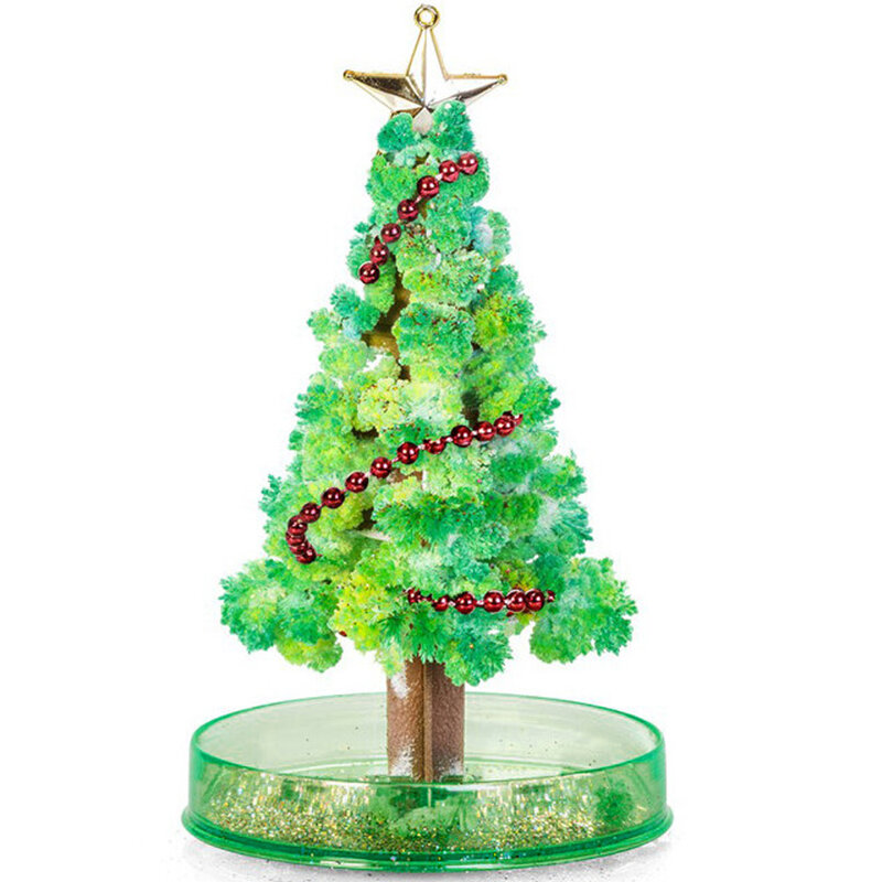 2019 170mm H Green Magic grow Paper Crystal Tree misticamente divertenti alberi di natale giocattoli educativi per bambini novità per bambini