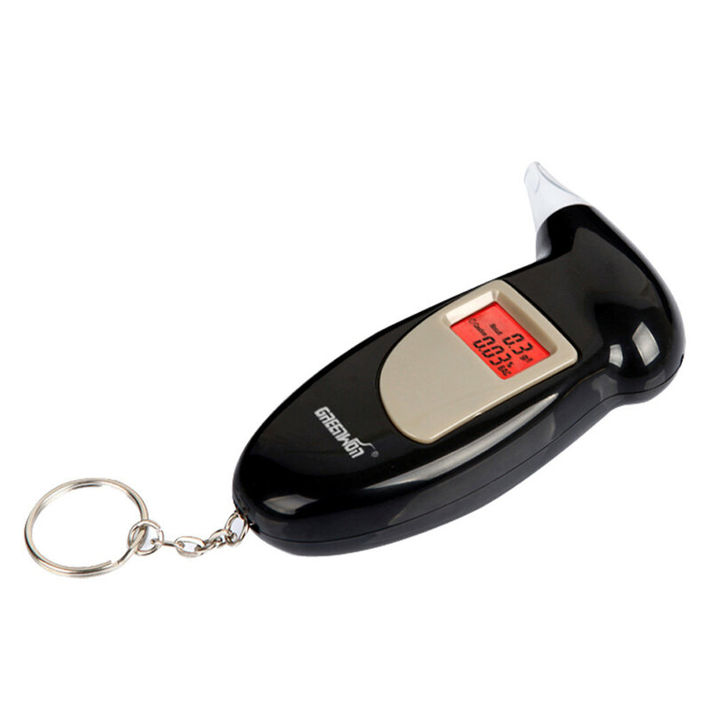 GREENWON HUALIXIN LED display blowing Alcohol Tester Drunk driving test Portable alcohol detector Keychain sobriety tester