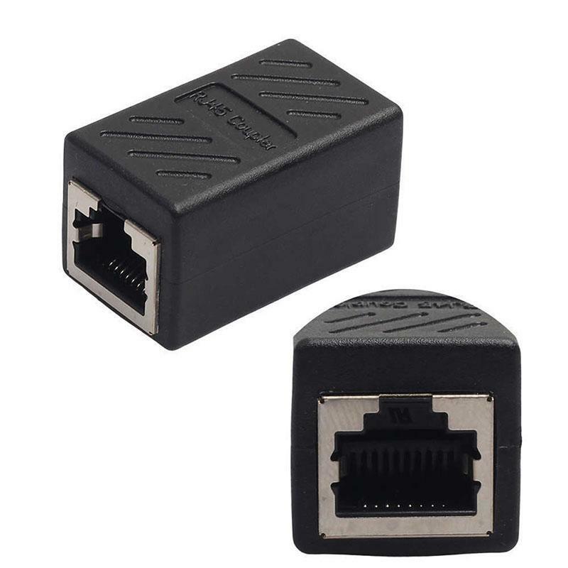 1Pc CAT6 Network Ethernet RJ45 Female To Female LAN Connector Network Adapter Coupler R20