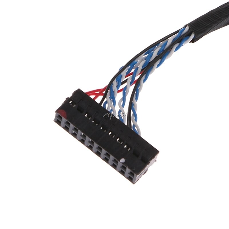 Универсальная фиксация 30-контактный 1-канальный 6-битный кабель LVDS 26 см для 14,1-15,6 дюймовой ЖК-панели, оптовая продажа и Прямая поставка