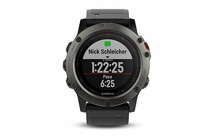 Fenix สมาร์ทวอทช์5X กันน้ำ Ultimate MultSport GPS, นาฬิกาอัจริยะตรวจสอบอัตราการเต้นของหัวใจกระจกแซฟไฟร์