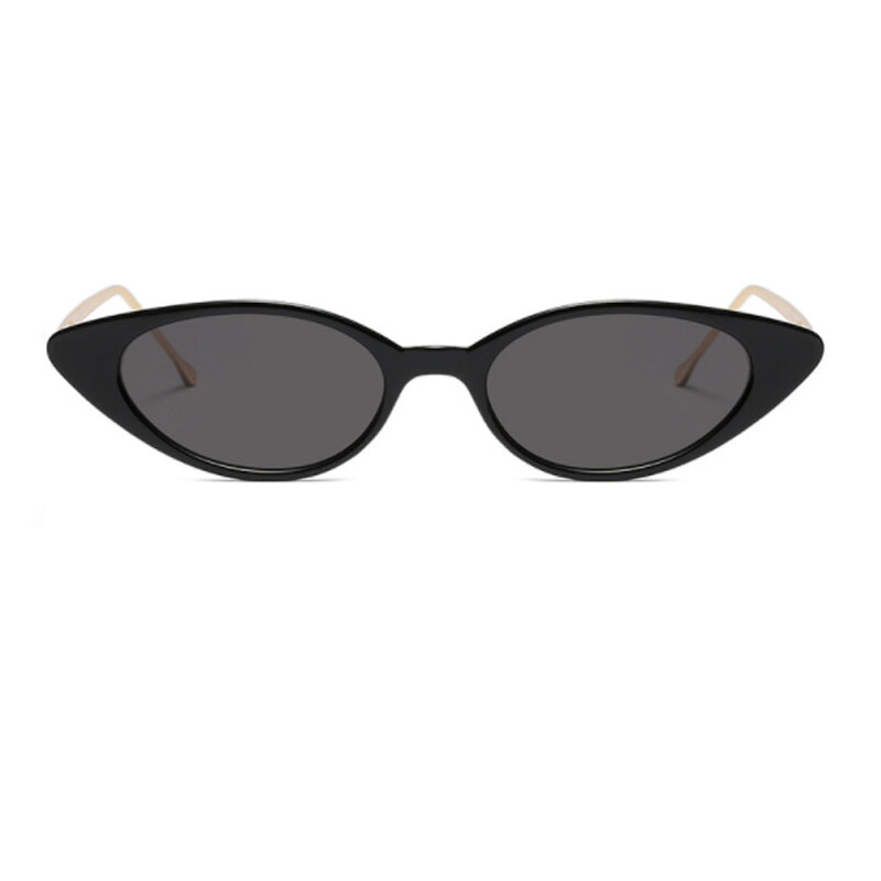 Gafas de sol con diseño de ojo de gato para mujer, lentes de sol con montura pequeña, UV400, O5