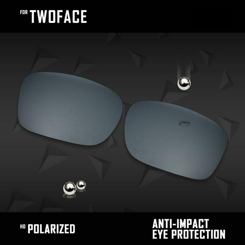 OOWLIT เลนส์ทดแทนสำหรับ Oakley TwoFace OO9189 แว่นตากันแดด Polarized-สีหลายสี