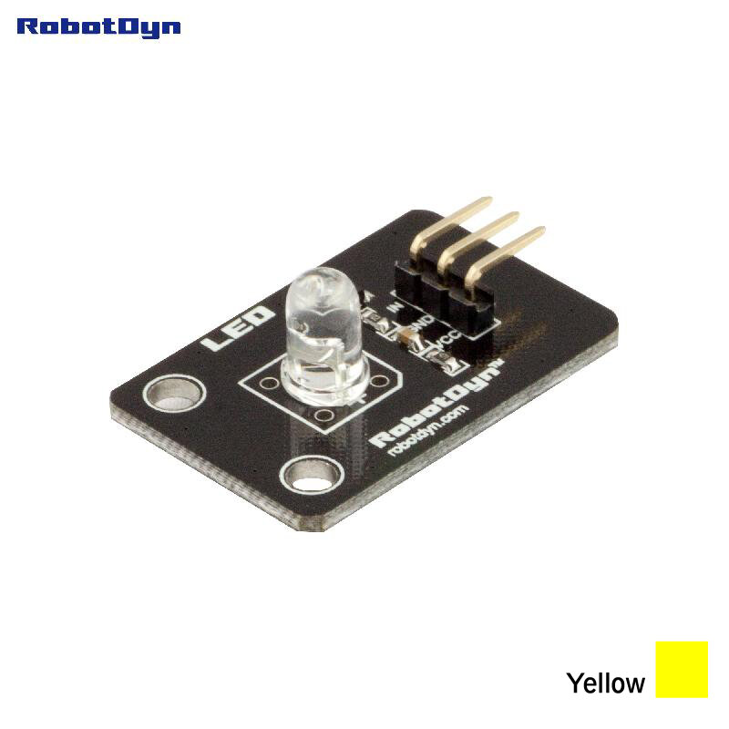 Módulo LED de Color (amarillo). 3,3 V/5V