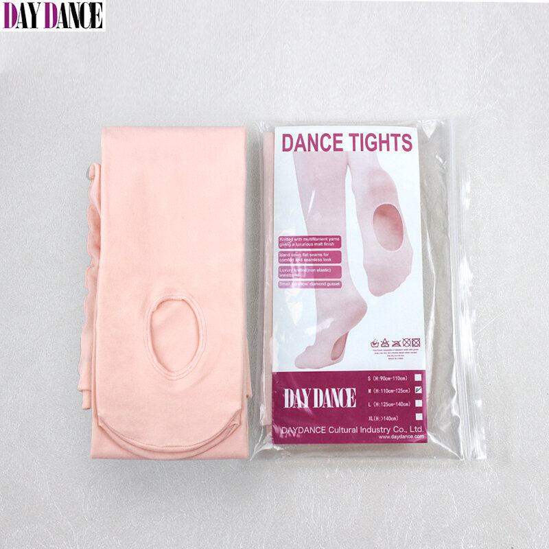 Grosir Stoking Balet untuk Dewasa Perempuan Putih Beludru Konversi Stoking Tari Pink Balet Pantyhose 12 Pasang dengan Lubang