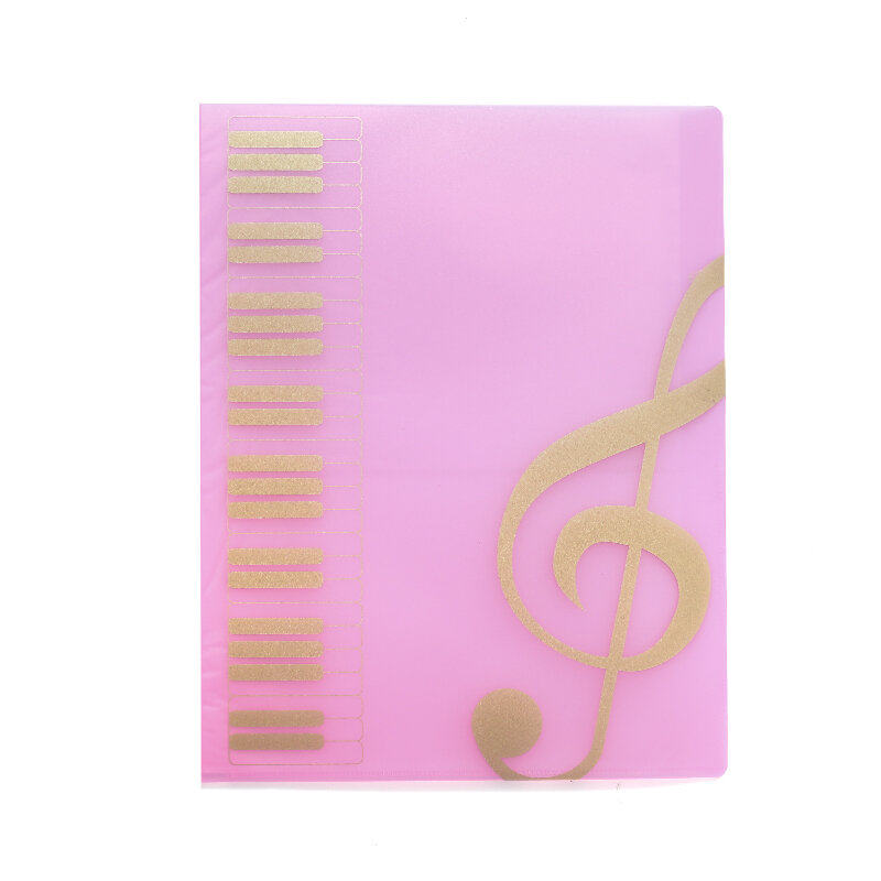 Dossiers de livre de musique A4 80 feuilles, bande de partition de Piano, chorale, fourniture de musique, étanche, produit de stockage de fichiers