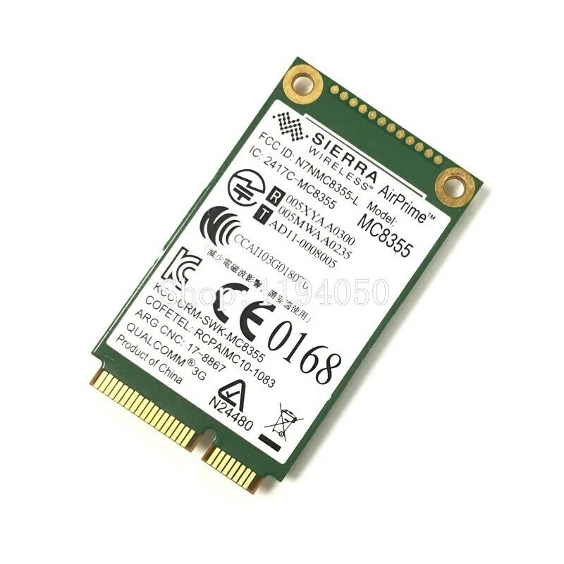 GOBI3000 MC8355 โมดูล 3G FRU 60Y3257 GPS 3G WWAN การ์ดสำหรับ W530 T430 X230 T430 L420 L530 T420i l430 X220 MC8355 x230i 3G