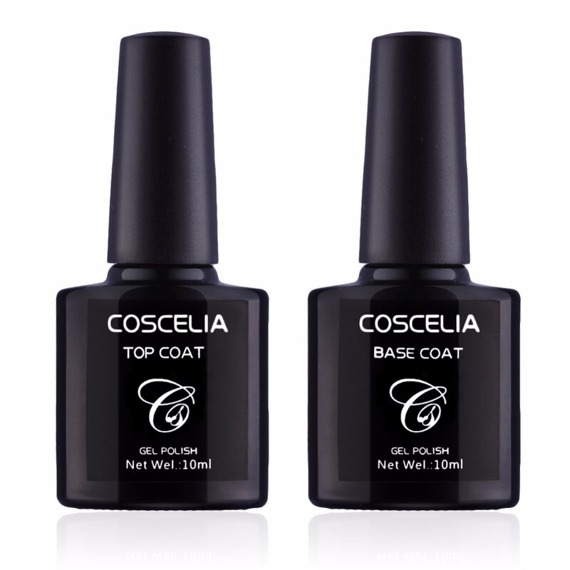 COSCELIA Black Bottle 10ML Matt Top Coat Gel Nail Polish Nail Art Nail Gel Polish UV LED Soak-Off Dull Frosted Surface Permanent