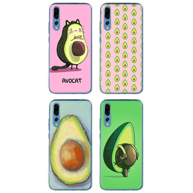 lovely fruit avocado Cute Hard phone Case for Huawei Honor 6A 6C 7A Pro 7C 7X 8C 8X 8 9 10 Lite Play view 20 9X Pro