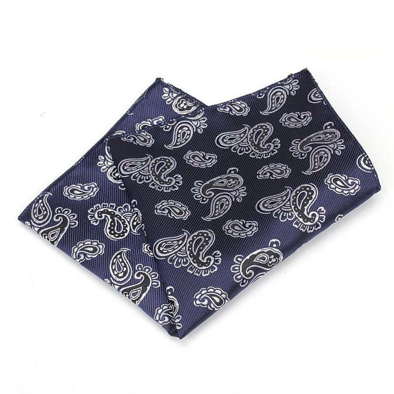 Карманный платок HUISHI с пейсли-рисунком, жаккардовый Цветочный Карманный платок, мужской Карманный платок