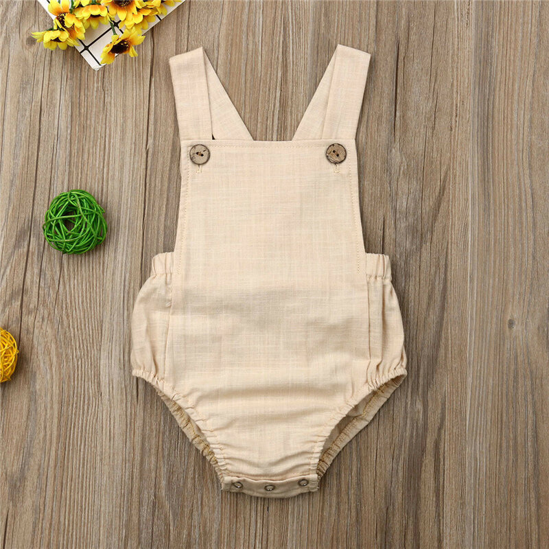 Baby Girl Boy Clothes 2019 Summer Baby Girls Rompers Cotton Infant Newborn Baby Girl Clothes Sleeveless Jumpsuit Unisex Rompers