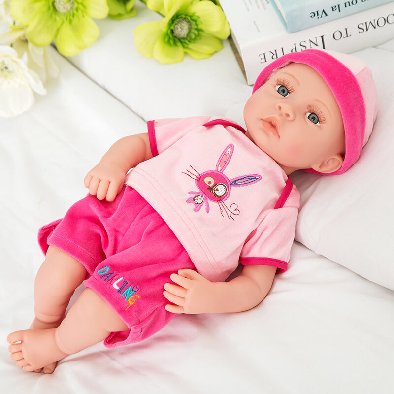 Новинка, Реалистичная мягкая виниловая кукла-реборн 18 дюймов на ощупь для новорожденных