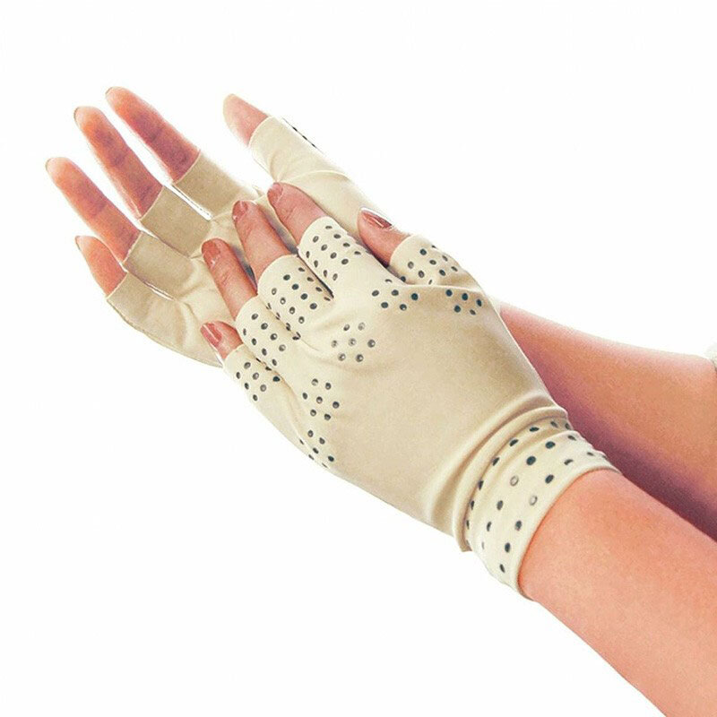Arthritis Therapy Gloves Relief Arthritis Pressure Pain Heal Joints Magnetic Therapy Gloves Support Hand Massager Toiletry Kits