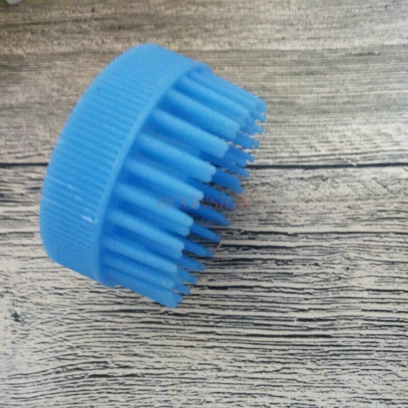 Barbeiro salão de cabeleireiro do vintage shampoo artefato pegar cabeça escova dente duro massagem de plástico risco coceira couro cabeludo pente redondo carrapato