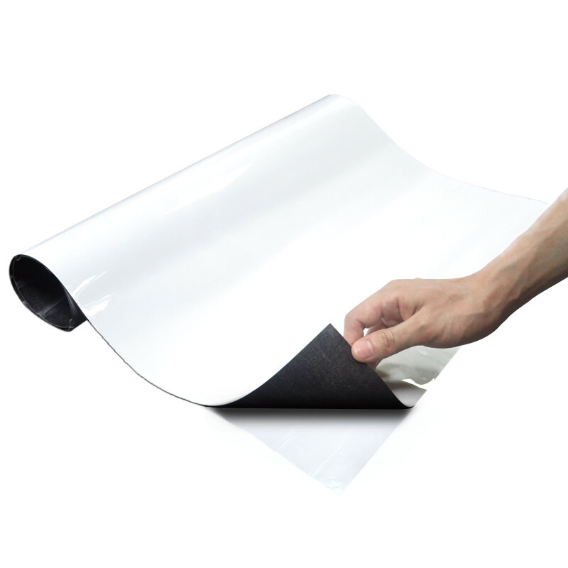Magnetische Schrijfbord Zelfklevende Whiteboard Zacht Ijzeren Muur Sticker Flexibele Uitwisbare Tekentafel 90x45cm