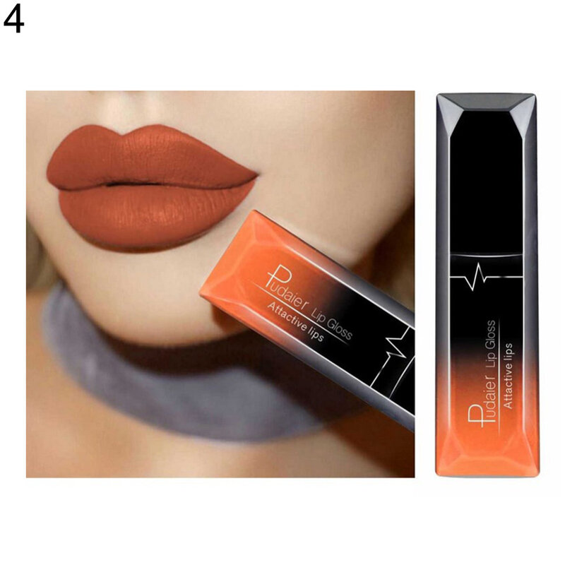 21 Colors Metallic Liquid Lip Gloss Waterproof Matte Lip Gold 24 Hours Long Lasting Velvet Lipstick Makeup Cosmetics