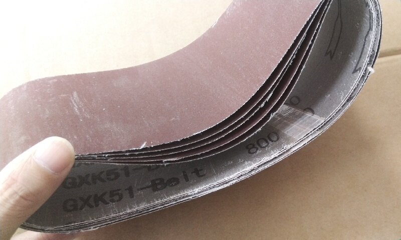 Cinta de lijado abrasiva de Metal, amoladora para lijadora de correa, 533x75mm, 5 uds., Nueva