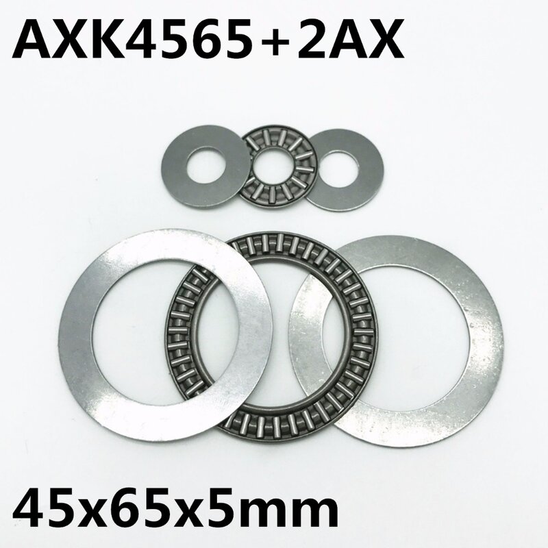 2ピースAXK4565 + 2asスラスト針状ころ軸受45 × 65 × 3ミリメートルスラスト軸受真新しい高品質