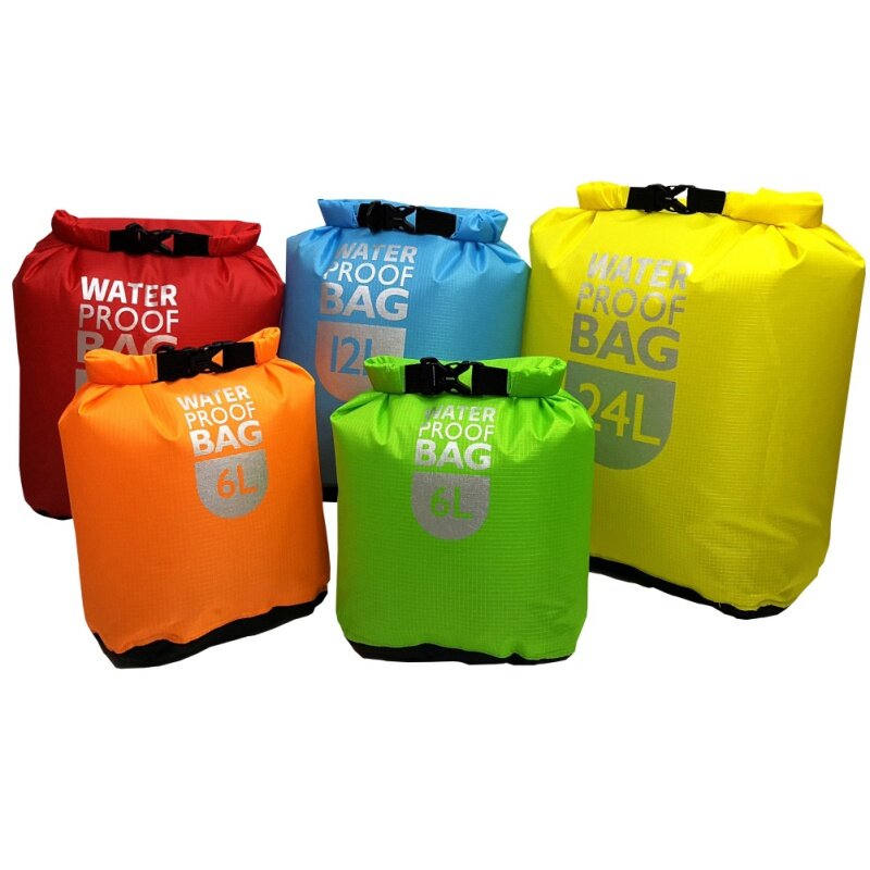 Paquete de bolsa seca impermeable para natación, Rafting, Kayak, Trekking, navegación flotante, canoa, resistencia al agua, sacos secos