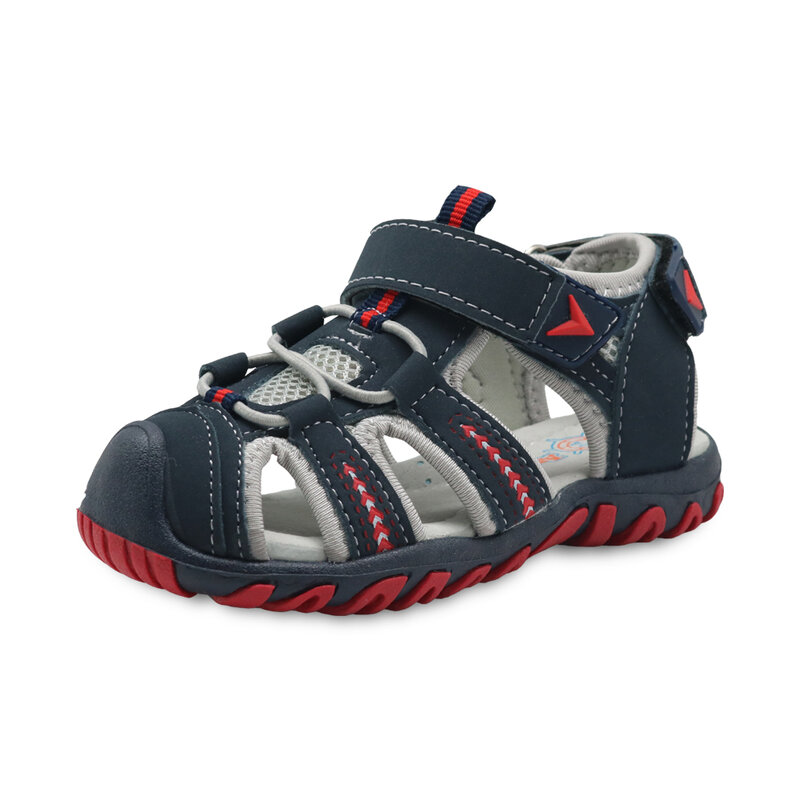 Apakowa-Sandalias de playa para niños, zapatos deportivos de Punta cerrada con soporte para ARCO, talla Europea 21-32, novedad de verano
