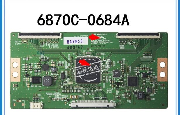 T-COn 6870C-0684A logic board FOR / connect with V16_55HD_TM120_V0.3 T-CON connect board