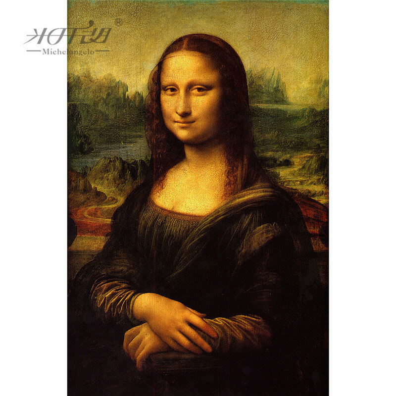 مايكل أنجلو خشبية بازل قطع 500 1000 1500 2000 قطعة الموناليزا بواسطة ليوناردو دافنشي لعبة تعليمية رسم زيتي فني ديكور