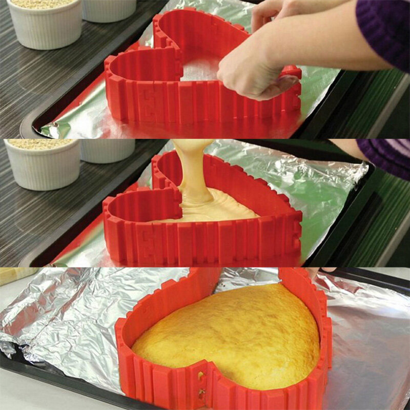 4 шт./лот Magic испечь змей Еда Класс силиконовые формы торт испечь DIY все виды торт формы для выпечки Инструменты