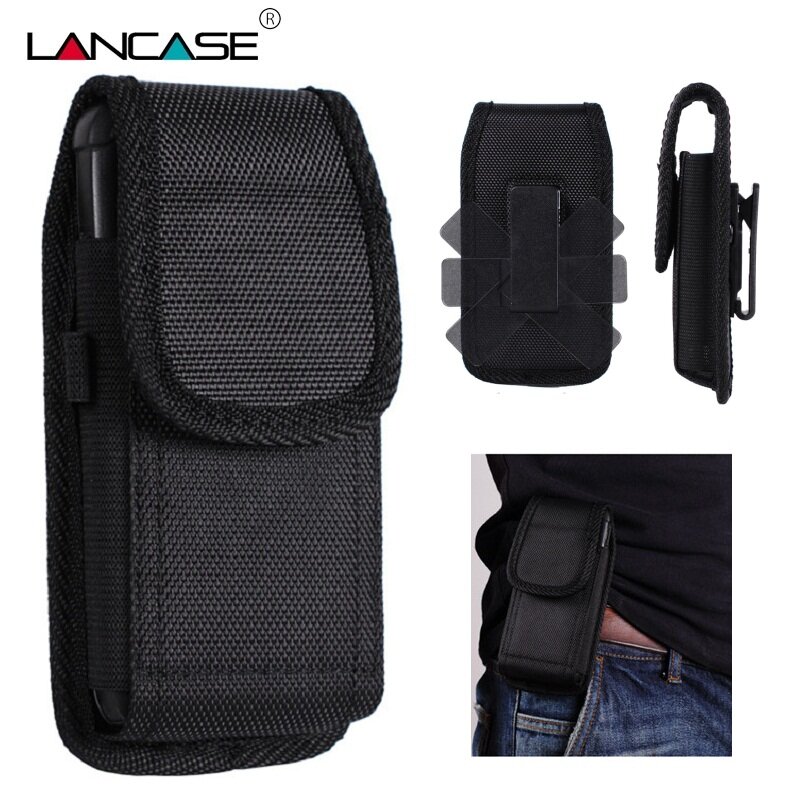 LANCASE-아이폰 8 7 플러스 케이스, 스포츠 케이스 가방, 러닝 허리 파우치, 아이폰 8 7 6s 플러스 X 커버 360 회전 파우치 벨트 클립