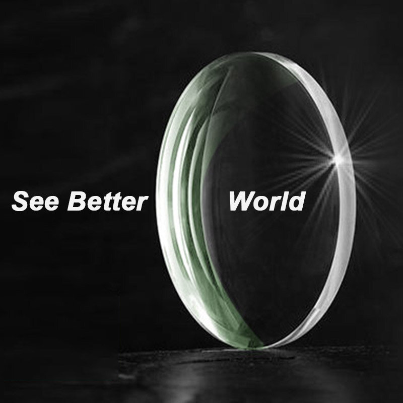 Gafas ópticas de visión única, lentes graduadas para miopía/hipermetropía/presbicia, lentes de resina de CR-39 con revestimiento