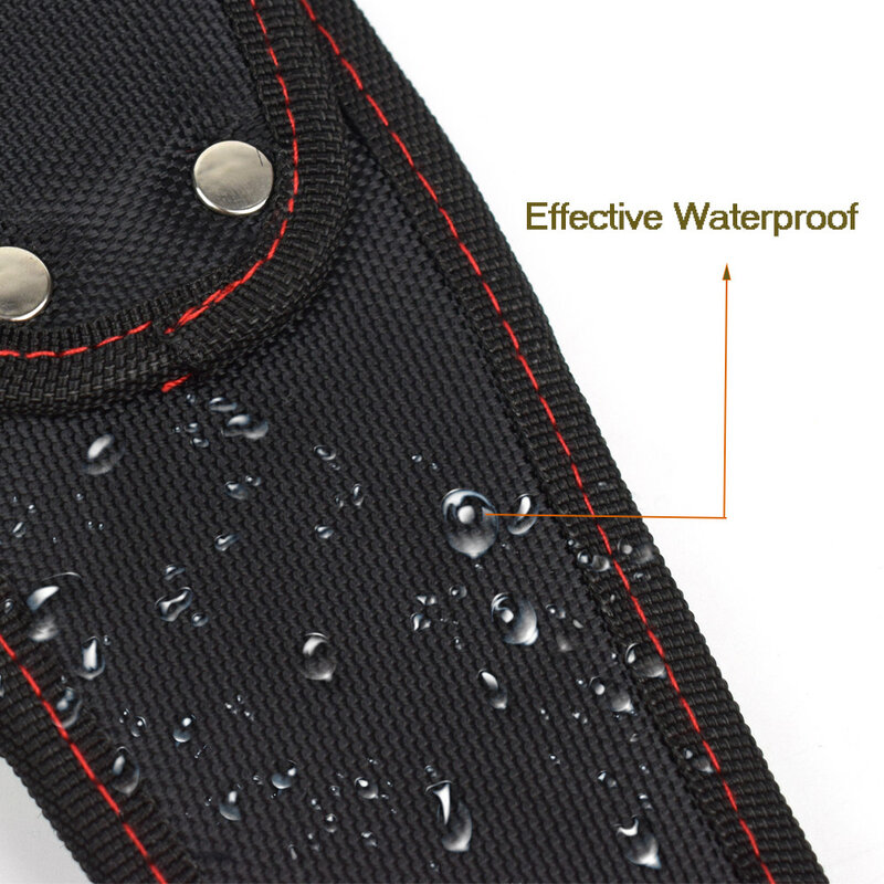 NEWACALOX Multi-function Electrician Portable Tool Waist Bag Oxford Cloth Waterproof for Maintenance Work Hardware Storage Bag