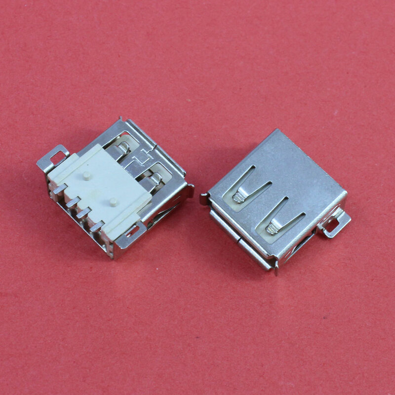 ChengHaoRan-puerto USB 2,0 tipo A hembra, adaptador de cable SMT, 4 pines, 2 pies, 180 grados, enchufe de carga plana