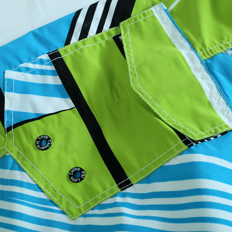 Pantalones cortos de playa para hombre, Shorts de secado rápido, transpirables, para verano