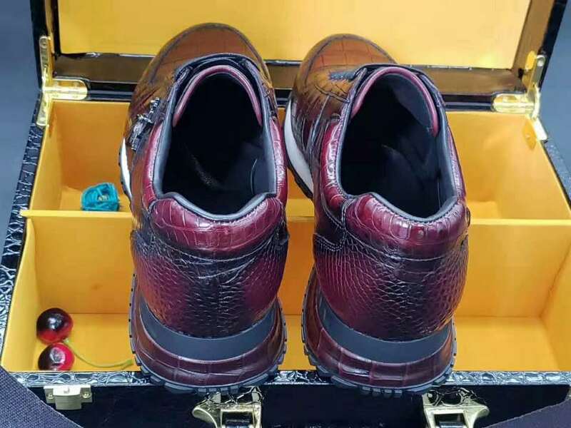 Мужские крокодиловые туфли из натуральной кожи, спортивная обувь с подкладкой из коровьей кожи, кожаная Базовая Роскошная обувь