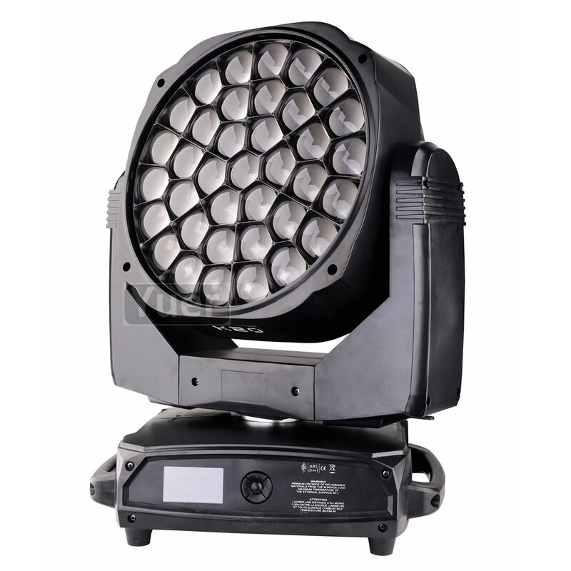 Foco de luz LED K20 con cabezal móvil, lámpara de 37x15W con efecto de lavado perfecto, ideal para DJ, discotecas, fiestas y música, lote de 4 unidades