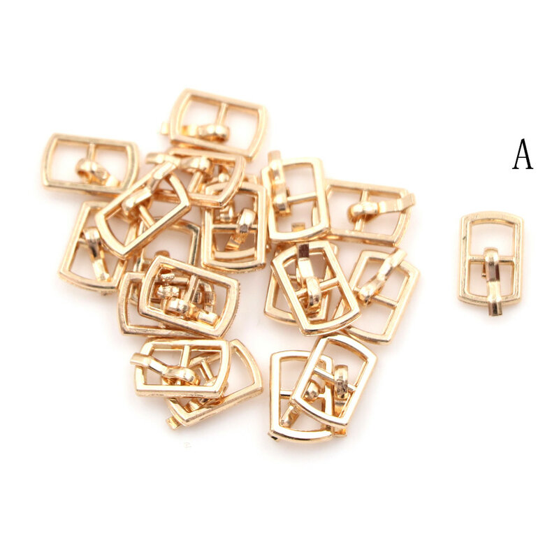 DIY Patchwork Buckle Handmade Sewing Mini Buckle For Dolls Clothing Adjustable Accessories, 10PCS 4.5mm