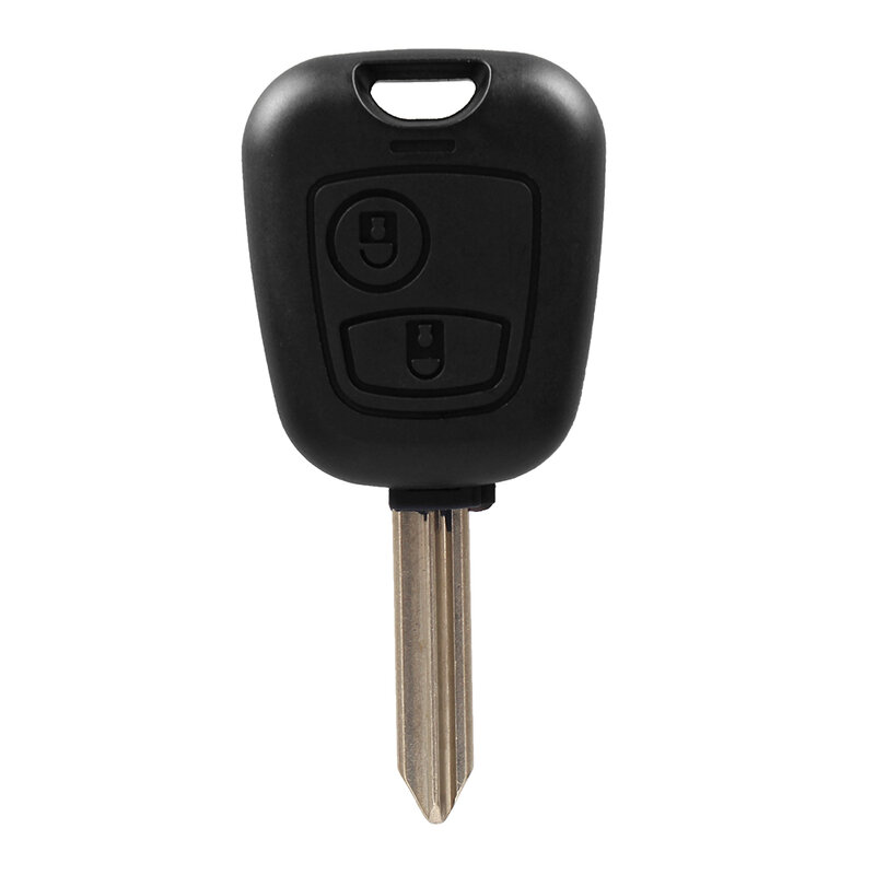 KEYYOU 2 Button Remote Key Flip Fob Car Key Case for Citroen C1 C2 C3 Saxo /Xsara /Picasso /Berlingo Uncut Blade Car Key Shell
